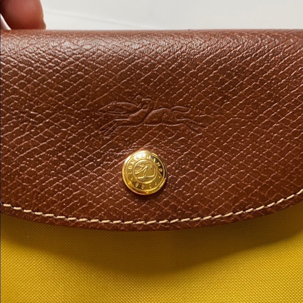 Longchamp small LePliage tote mustard yellow - Picture 5 of 8